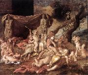 Bacchanal of Putti 1626 Oil on canvas